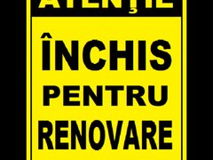 Placuta inchis pentru renovare